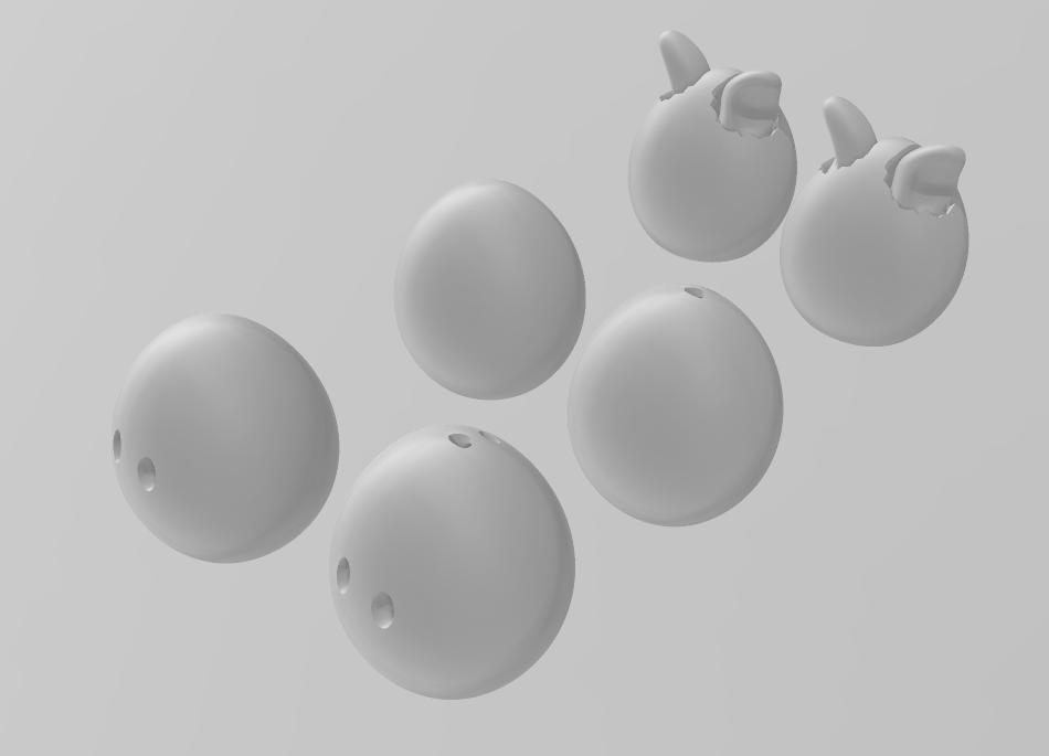 Easter Egg - Articulated - Keychain - Desk Ornament - ZOU3D