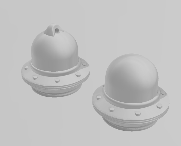 UFO - Articulated - Keychain - Desk Ornament - ZOU3D