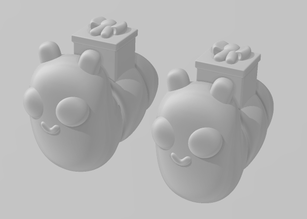 Baby Snails - Articulated - Keychain - Desk Ornament - ZOU3D