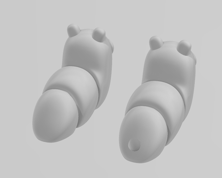 Tiny Snail - Articulated - Keychain - Desk Ornament - ZOU3D