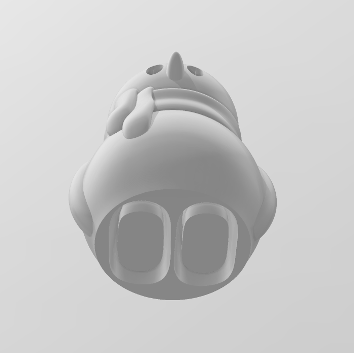 Snowman With Nose Keychain - Articulated - Keychain - Desk Ornament - ZOU3D