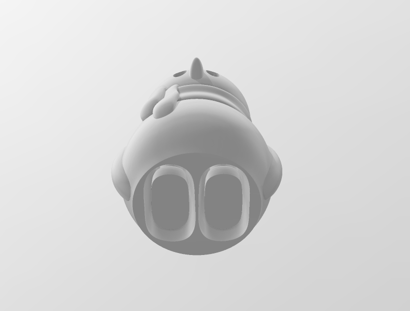 Snowman With Nose Desk - Articulated - Keychain - Desk Ornament - ZOU3D