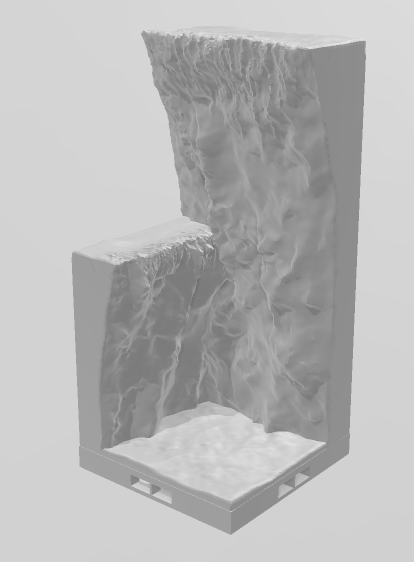 Ground Cliffs Part 4 - Pathfinder - Dungeons & Dragons - RPG - Tabletop -Terrain - 28 mm / 1"- Aether Studios