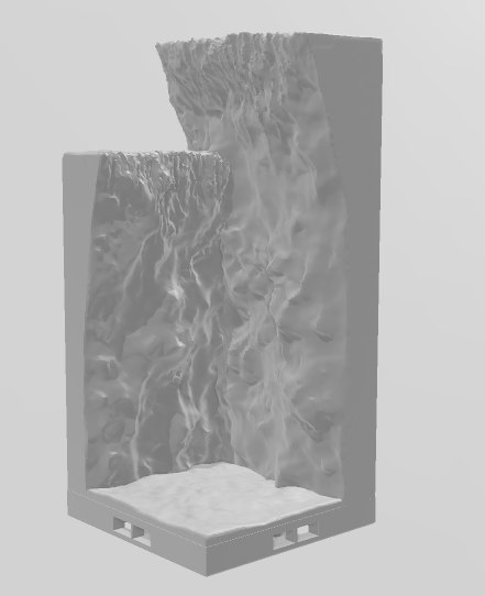 Ground Cliffs Part 4 - Pathfinder - Dungeons & Dragons - RPG - Tabletop -Terrain - 28 mm / 1"- Aether Studios