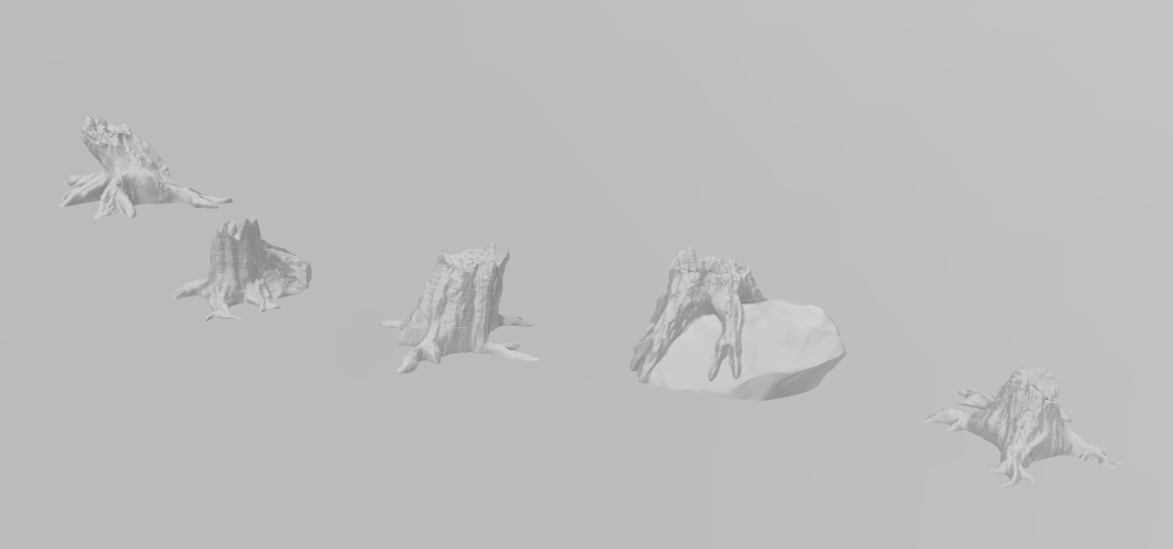 Abandoned Village Trees - DND - Dungeons & Dragons - RPG - Pathfinder - Tabletop - TTRPG - Devious Games - 28 mm (Copy)