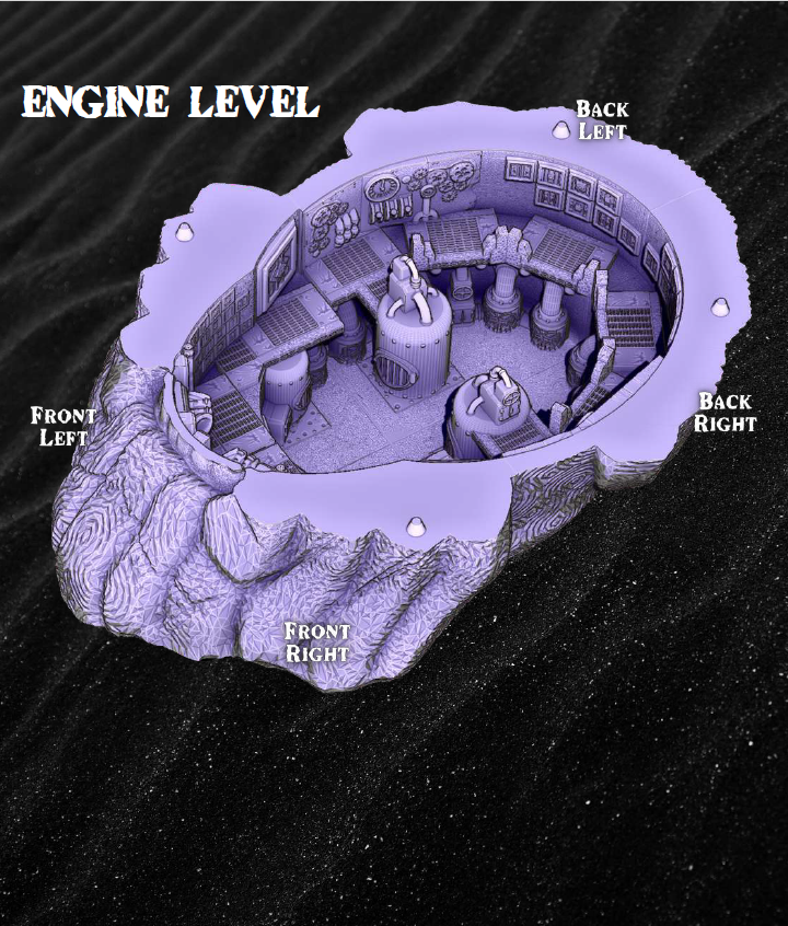Lord Taal's Head - Pathfinder - Dungeons & Dragons - RPG - Tabletop -Terrain - 28 mm / 1"- Aether Studios