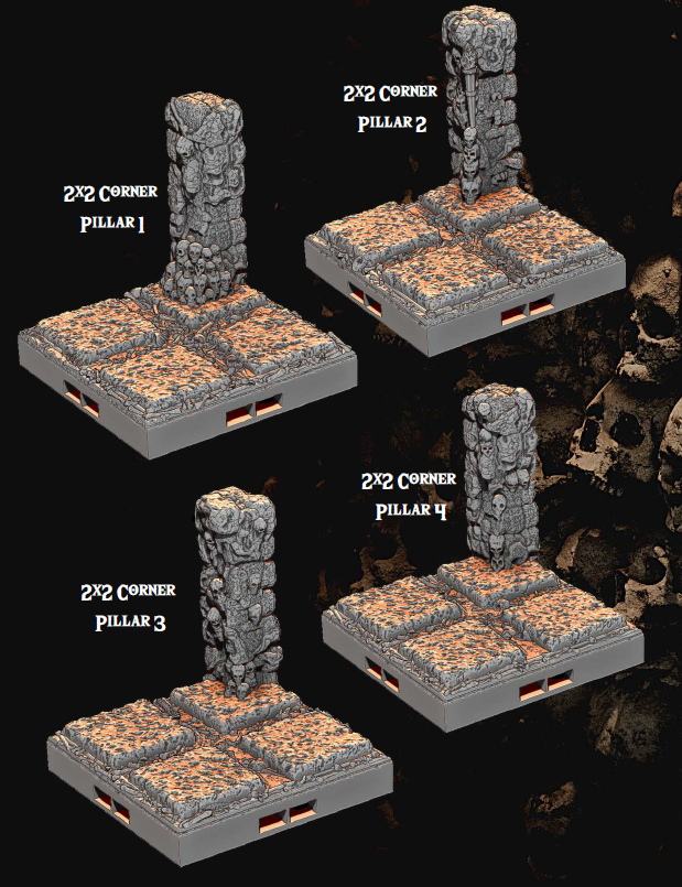 The Gloomcore Part 1 - Pathfinder - Dungeons & Dragons - RPG - Tabletop -Terrain - 28 mm / 1"- Aether Studios