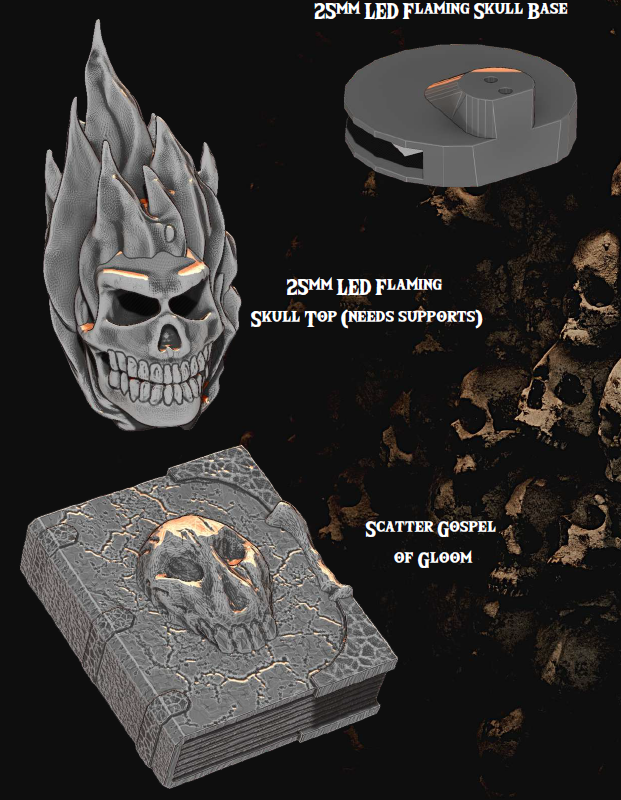 The Gloomcore Part 4 - Pathfinder - Dungeons & Dragons - RPG - Tabletop -Terrain - 28 mm / 1"- Aether Studios