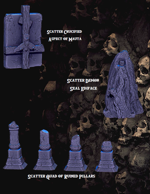 Brekkis Bastille Part 2 - Pathfinder - Dungeons & Dragons - RPG - Tabletop -Terrain - 28 mm / 1"- Aether Studios