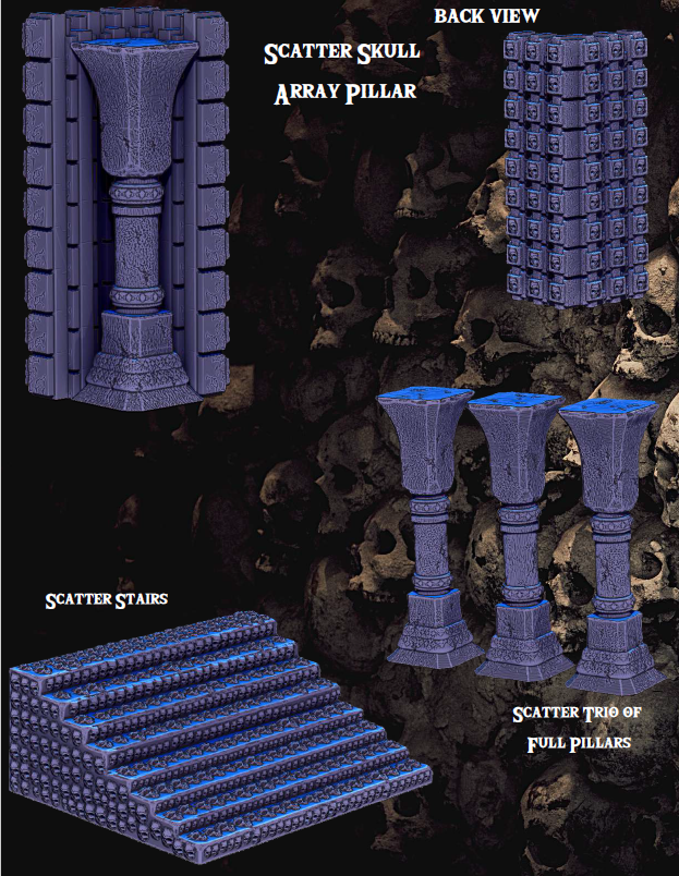 Brekkis Bastille Part 2 - Pathfinder - Dungeons & Dragons - RPG - Tabletop -Terrain - 28 mm / 1"- Aether Studios