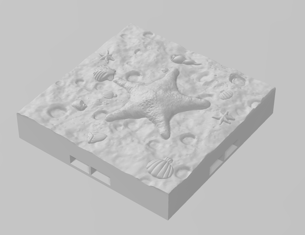 Seabed Floors Part 1 - Pathfinder - Dungeons & Dragons - RPG - Tabletop -Terrain - 28 mm / 1"- Aether Studios