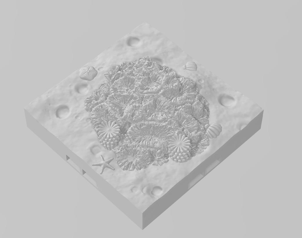 Seabed Floors Part 2 - Pathfinder - Dungeons & Dragons - RPG - Tabletop -Terrain - 28 mm / 1"- Aether Studios