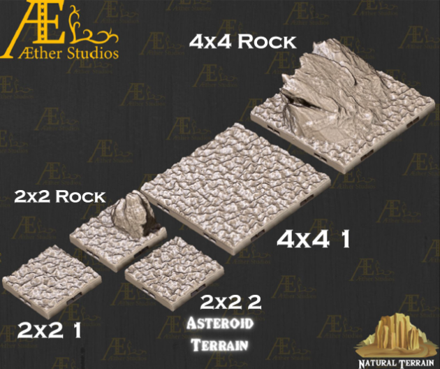 Countryside Terrain - Pathfinder - Dungeons & Dragons - RPG - Tabletop -Terrain - 28 mm / 1"- Aether Studios