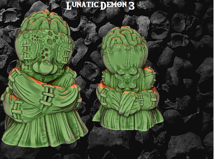 Doomtech Lunatic Demons - Pathfinder - Dungeons & Dragons - RPG - Tabletop -Terrain - 28 mm / 1"- Aether Studios