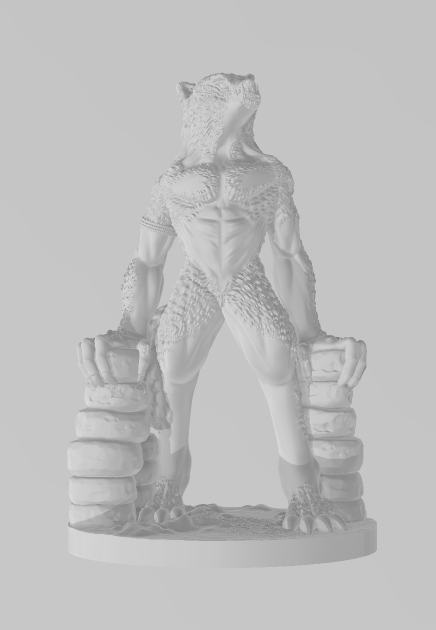 Sullivan Howle Werewolf - Pathfinder - Dungeons & Dragons - RPG - Tabletop -Terrain - 28 mm / 1"- Aether Studios