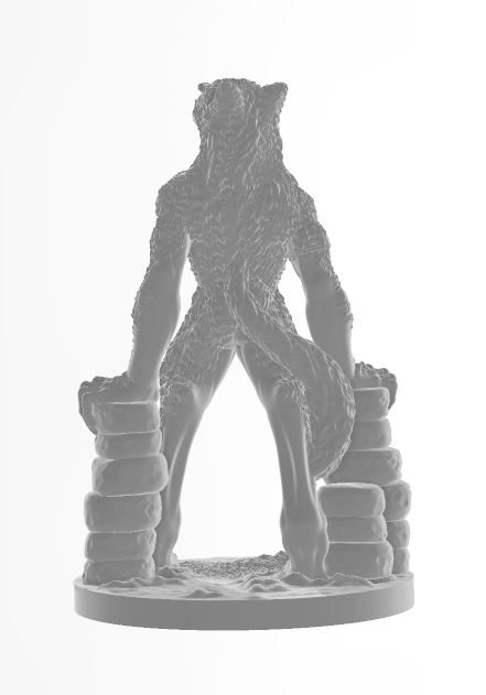 Sullivan Howle Werewolf - Pathfinder - Dungeons & Dragons - RPG - Tabletop -Terrain - 28 mm / 1"- Aether Studios