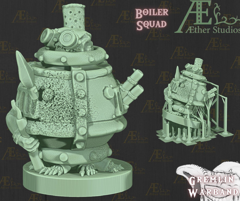 Gremlin Warband Part 1 - Pathfinder - Dungeons & Dragons - RPG - Tabletop -Terrain - 28 mm / 1"- Aether Studios