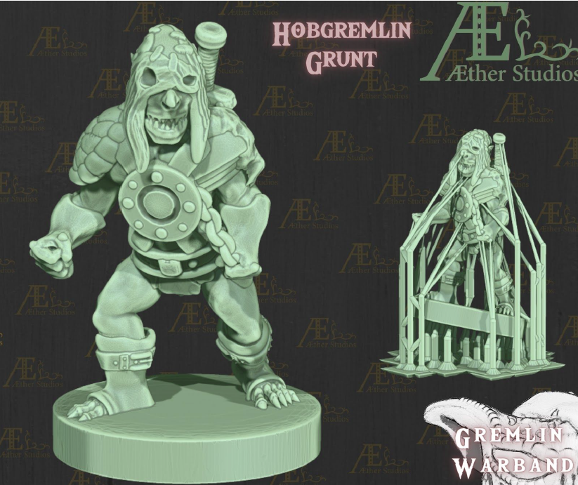 Gremlin Warband Part 1 - Pathfinder - Dungeons & Dragons - RPG - Tabletop -Terrain - 28 mm / 1"- Aether Studios