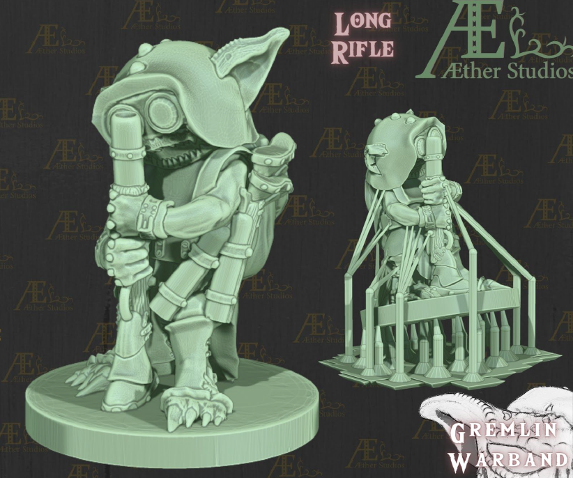 Gremlin Warband Part 2 - Pathfinder - Dungeons & Dragons - RPG - Tabletop -Terrain - 28 mm / 1"- Aether Studios