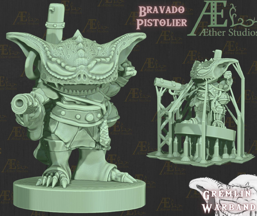 Gremlin Warband Part 2 - Pathfinder - Dungeons & Dragons - RPG - Tabletop -Terrain - 28 mm / 1"- Aether Studios