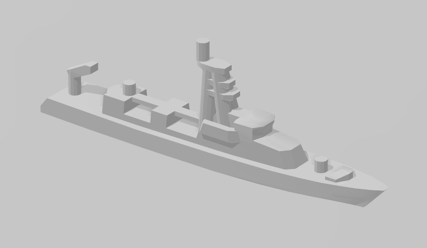 Cyclone - United States Navy - Wargaming - Axis and Allies - Naval Miniature - US Navy - Tabletop - Warships