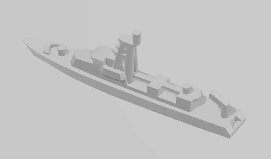 Cyclone - United States Navy - Wargaming - Axis and Allies - Naval Miniature - US Navy - Tabletop - Warships