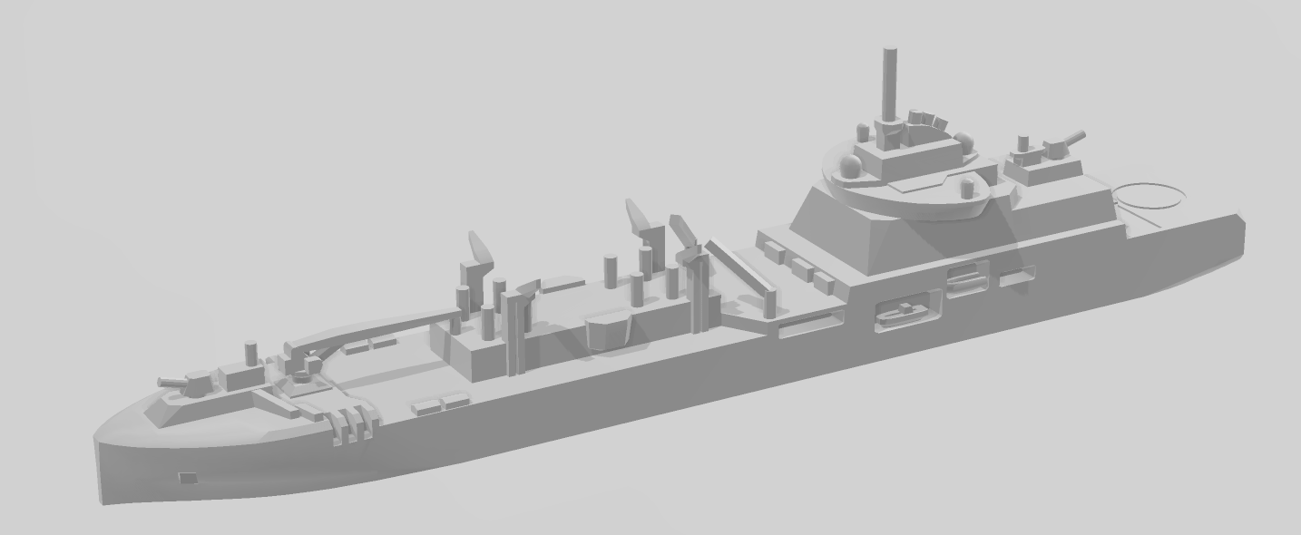 Jacques Chevallier - French Navy - Wargaming - Axis and Allies - Naval Miniature - Tabletop - Warships