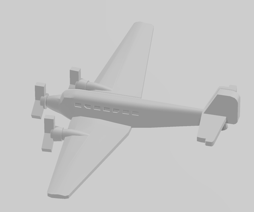 JU52 - German - Wargaming - Axis and Allies - Aviation Miniature - Tabletop - Warships