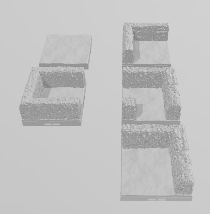 Half Size Hedge Maze Part 1 - Pathfinder - Dungeons & Dragons - RPG - Tabletop -Terrain - 28 mm / 1"- Aether Studios