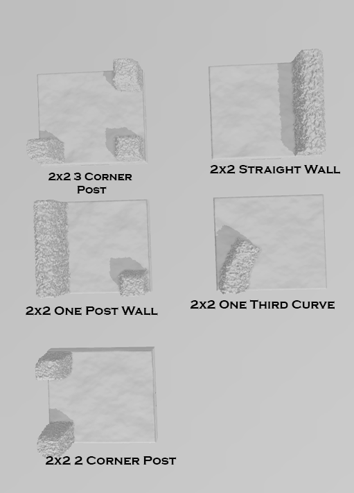 Half Size Hedge Maze Part 2 - Pathfinder - Dungeons & Dragons - RPG - Tabletop -Terrain - 28 mm / 1"- Aether Studios