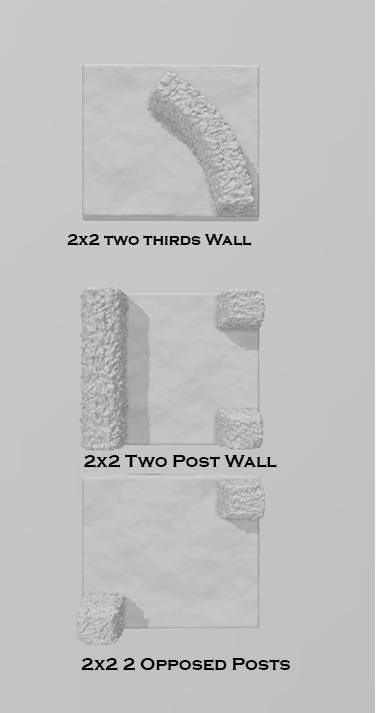 Half Size Hedge Maze Part 2 - Pathfinder - Dungeons & Dragons - RPG - Tabletop -Terrain - 28 mm / 1"- Aether Studios
