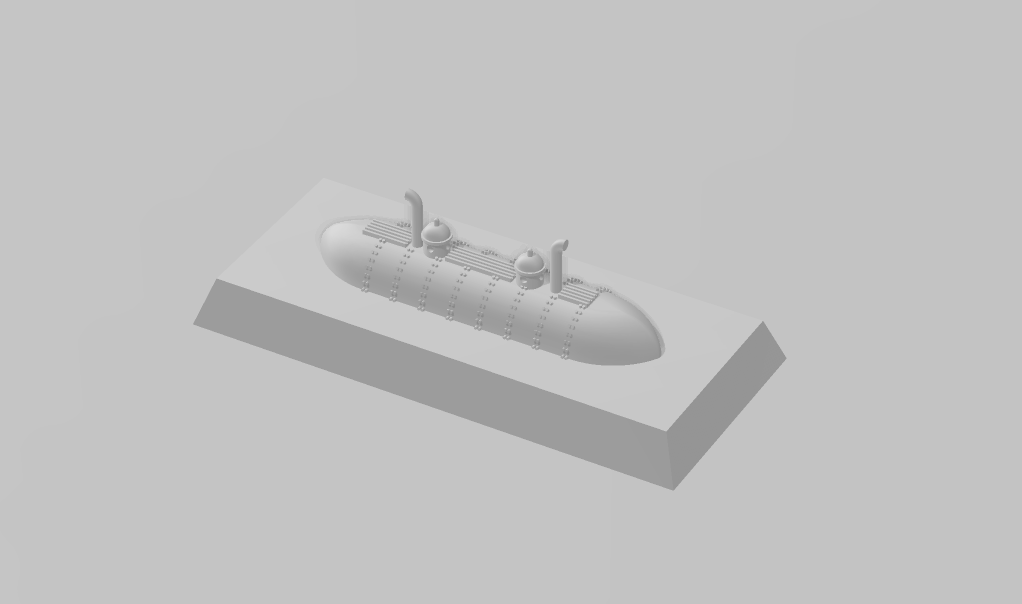 Toro Submarino - Ships - Sailboats - Age of Sail - War Game - Wargaming - Tabletop Games - 1:600 Scale