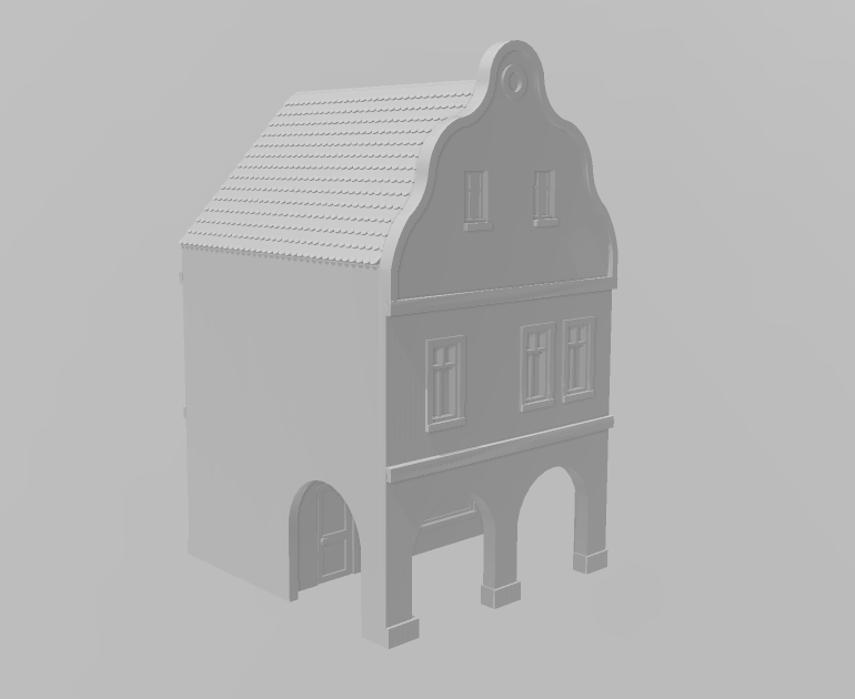 Dutch Town Shops - War Across Europe - Terrain - 28mm - 20mm - 15mm - WOW Buildings