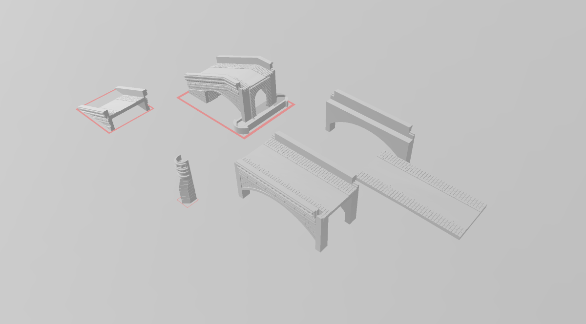 European Bridge - War Across Europe - Terrain - 28mm - 20mm - 15mm - WOW Buildings