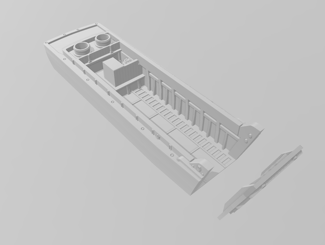 Landing Craft - War Across Europe - Terrain - 28mm - 20mm - 15mm - WOW Buildings
