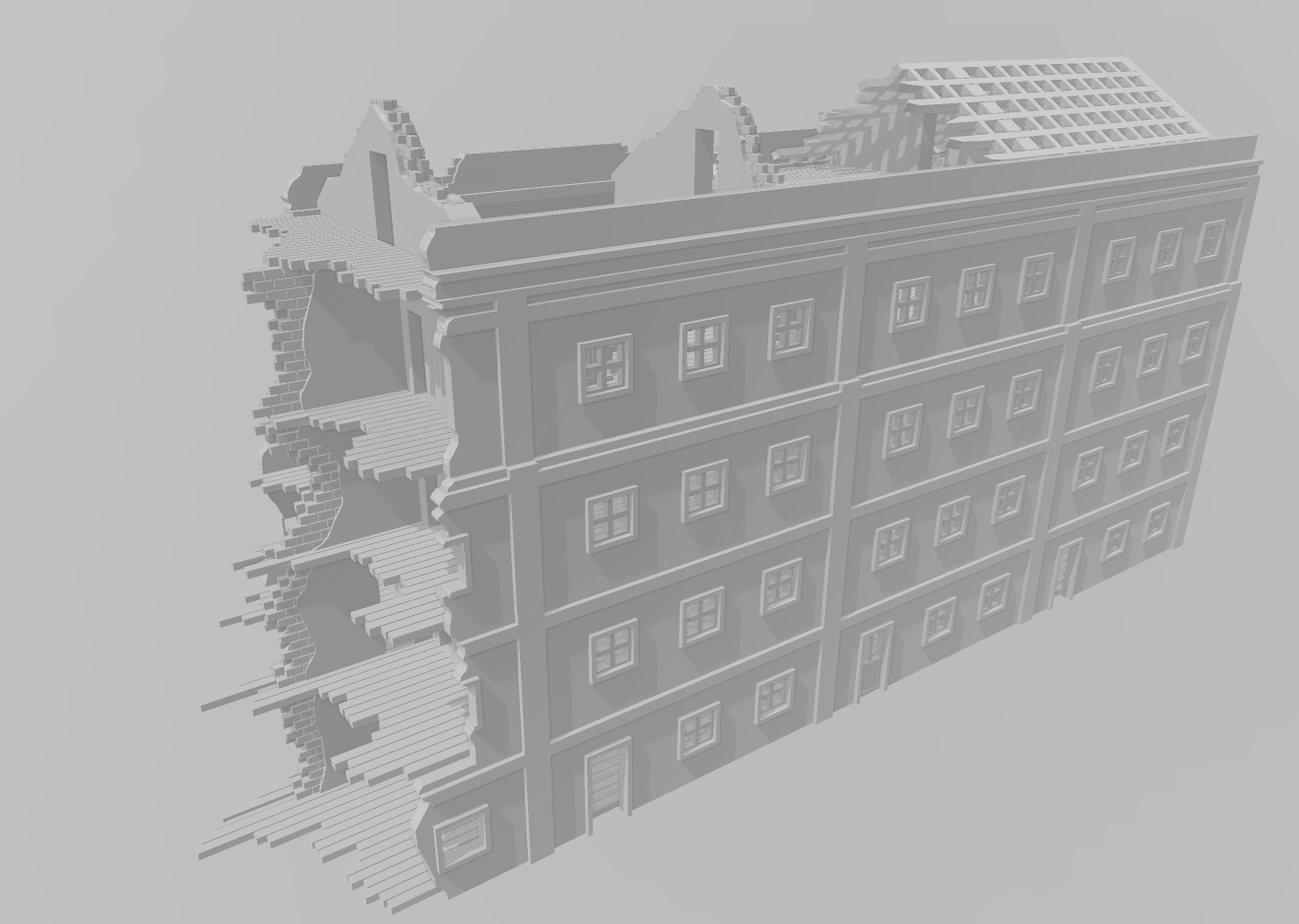 Pavlov's House - War Across Europe - Terrain - 28mm - 20mm - 15mm - WOW Buildings