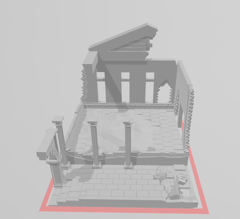 Palace of Justice - War Across Europe - Terrain - 28mm - 20mm - 15mm - WOW Buildings