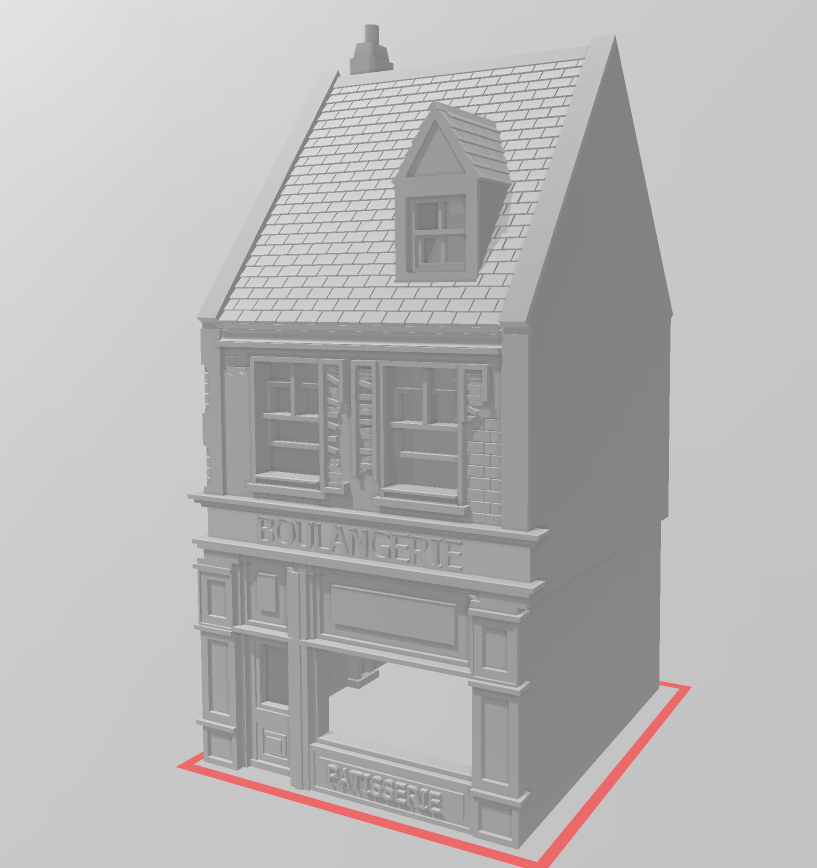 Patiserie - War Across Europe - Terrain - 28mm - 20mm - 15mm - WOW Buildings