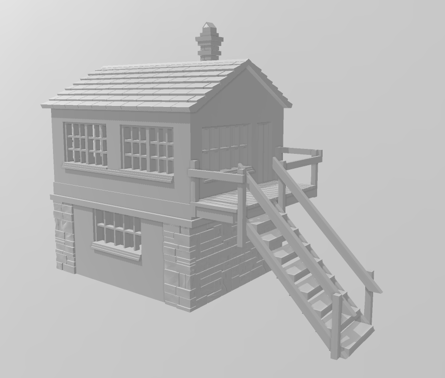 Signal Box - War Across Europe - Terrain - 28mm - 20mm - 15mm - WOW Buildings