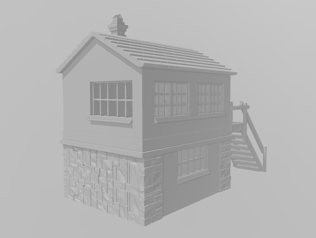 Signal Box - War Across Europe - Terrain - 28mm - 20mm - 15mm - WOW Buildings