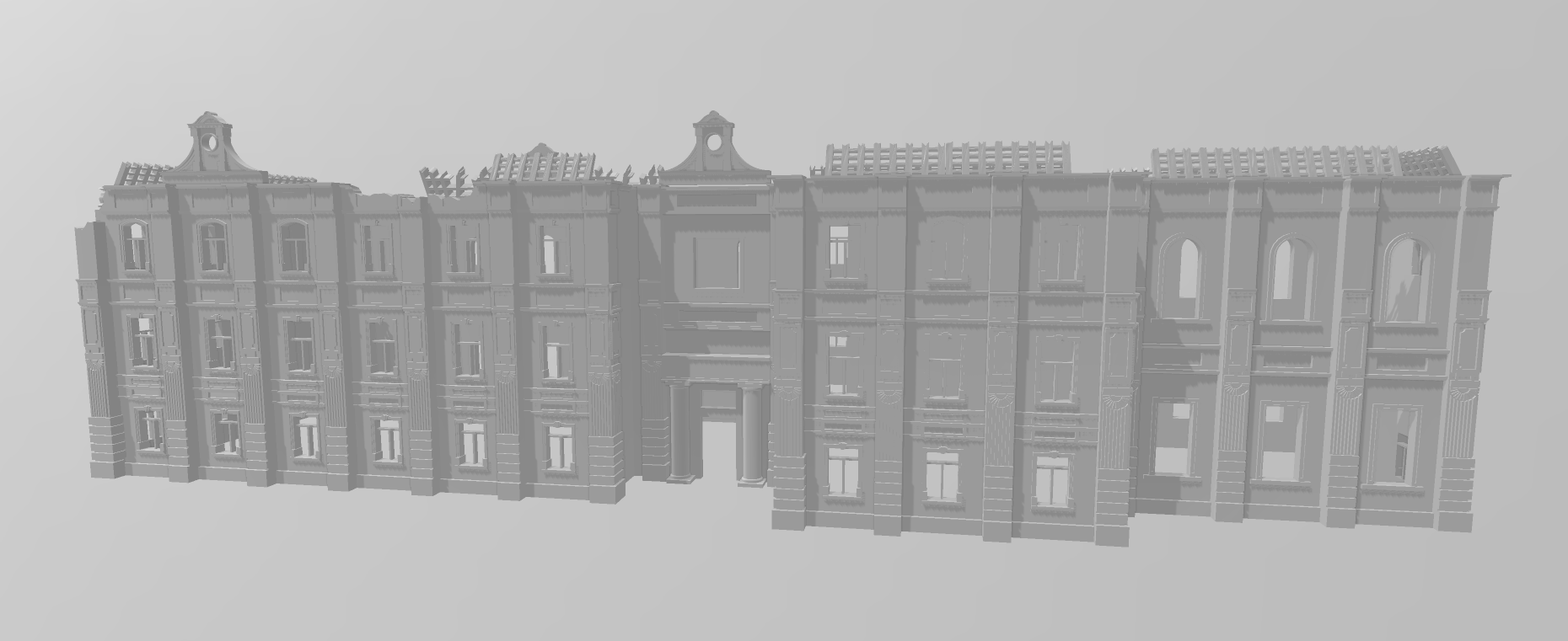 Stalingrad Train Station - EXTREMELY LARGE SET - War Across Europe - Terrain - 28mm - 20mm - 15mm - WOW Buildings