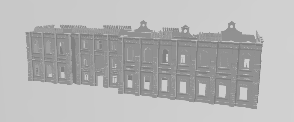 Stalingrad Train Station - EXTREMELY LARGE SET - War Across Europe - Terrain - 28mm - 20mm - 15mm - WOW Buildings