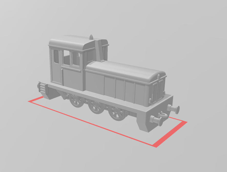 Train Shunter - War Across Europe - Terrain - 28mm - 20mm - 15mm - WOW Buildings