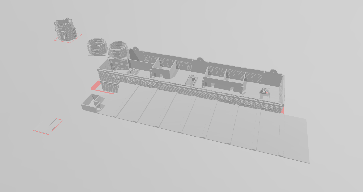 Fire Station - LARGE SET - War Across Europe - Terrain - 28mm - 20mm - 15mm - WOW Buildings