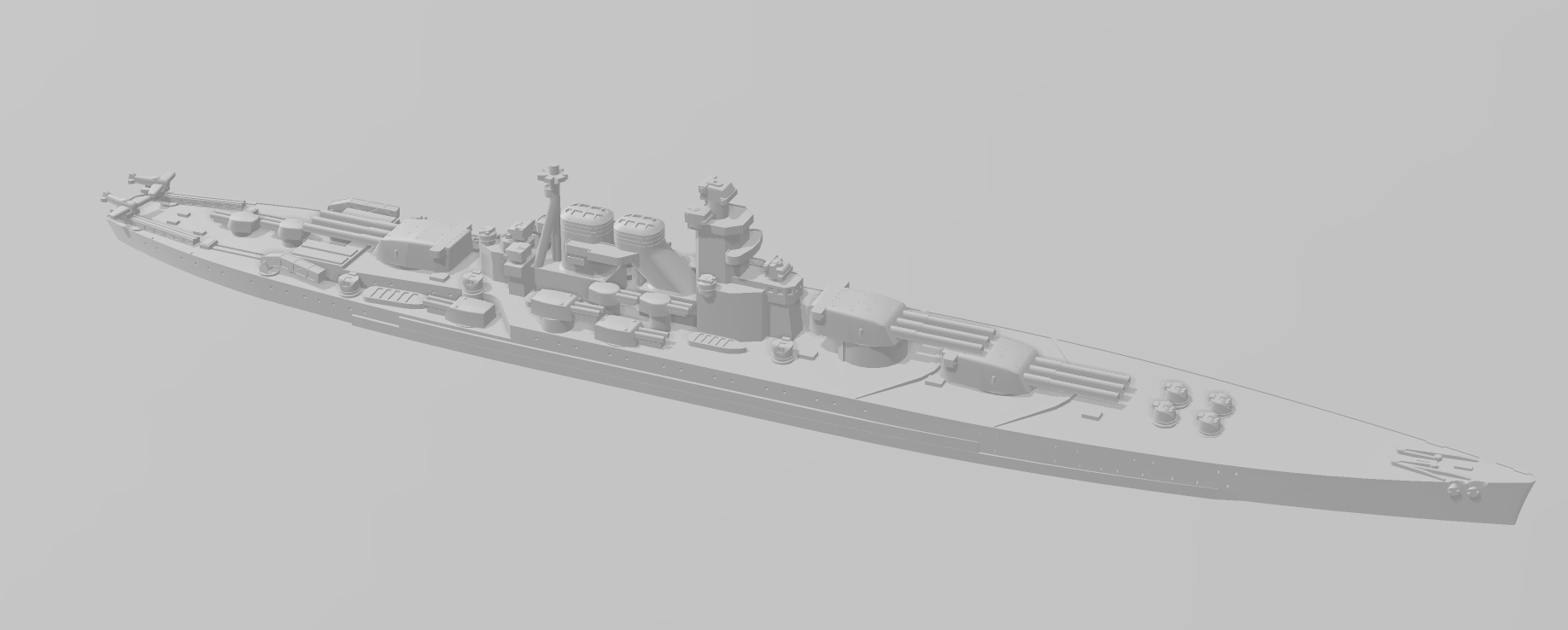 Vladivostok Type A KB-4 1936 - Russian Navy - C.O.B. - Naval Miniature - Warships - Wargaming