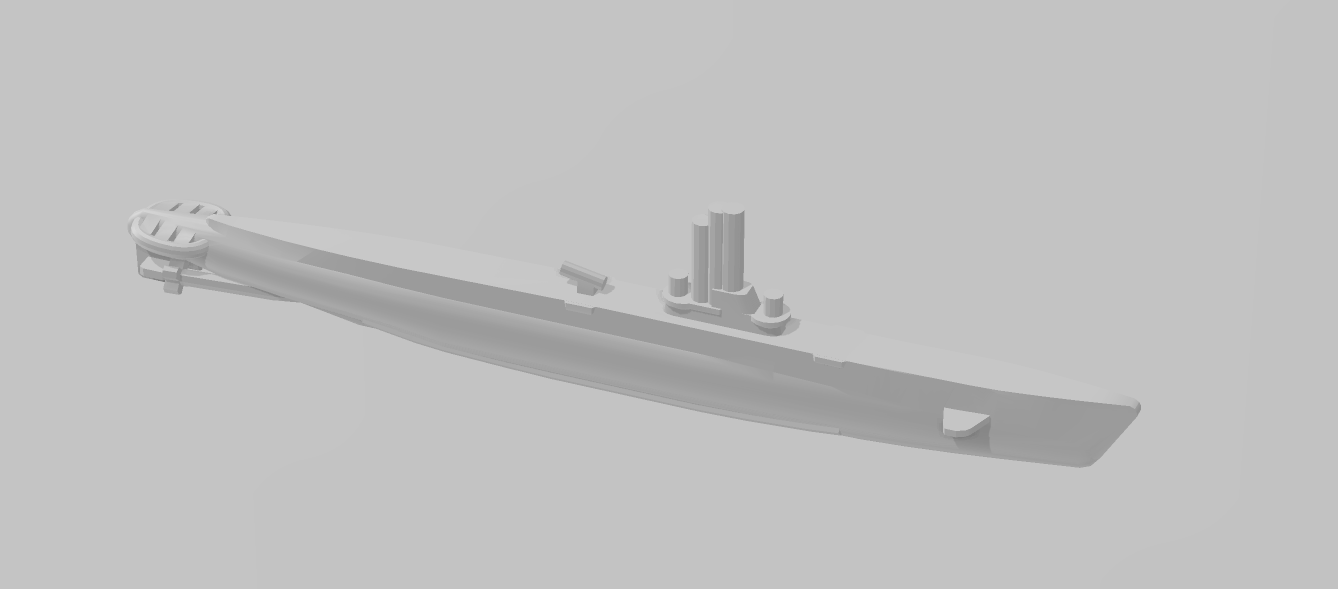 Submarine - Gato 1942 - USN - Wargaming - Axis and Allies - Naval Miniature - Tabletop Games - Warships