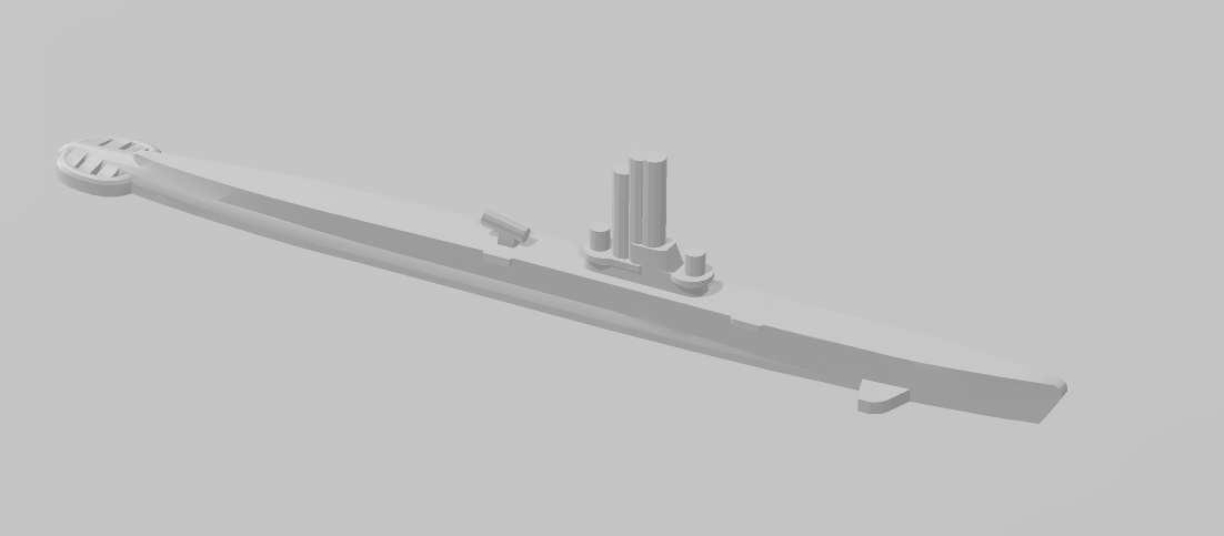 Submarine - Gato 1942 - USN - Wargaming - Axis and Allies - Naval Miniature - Tabletop Games - Warships