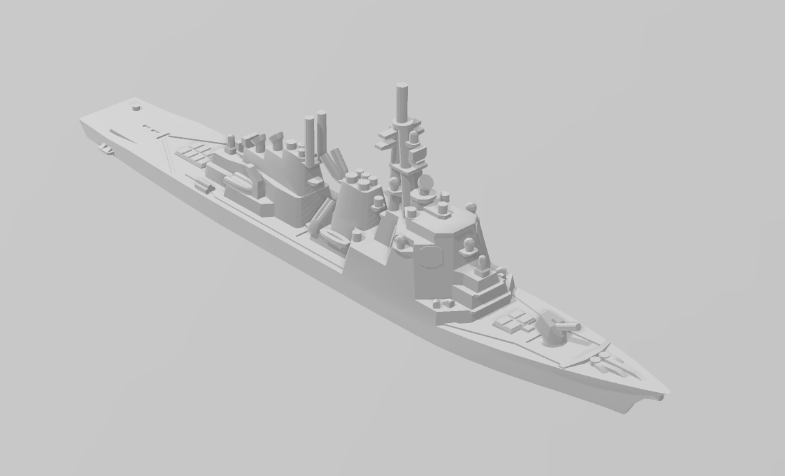 Destroyer - Kongo - IJN - Wargaming - Axis and Allies - Naval Miniature - Tabletop Games - Warships