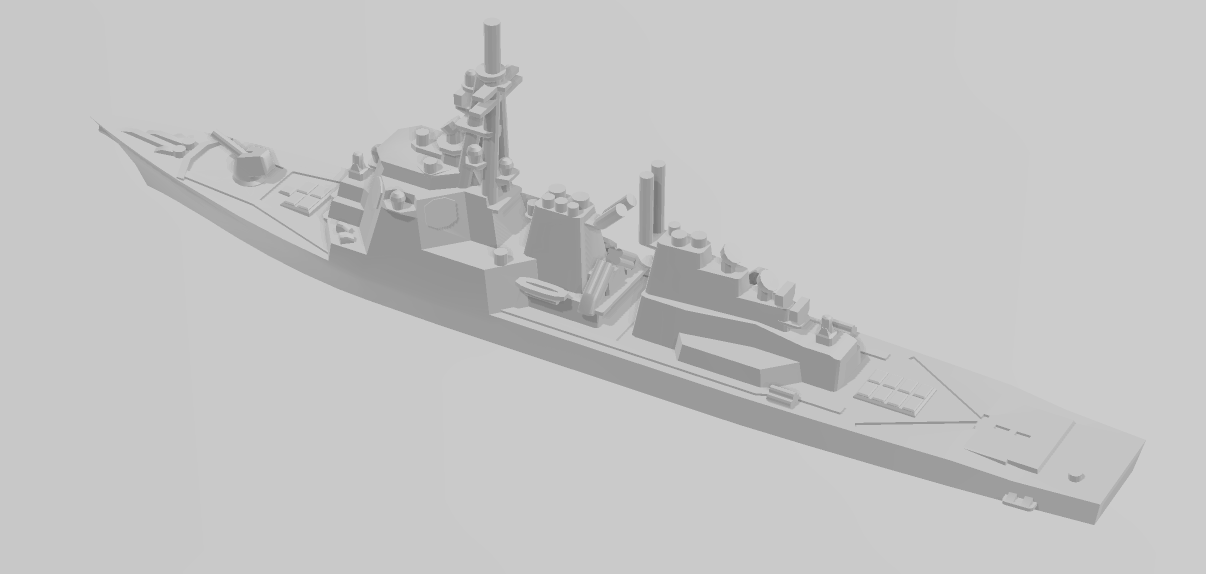 Destroyer - Kongo - IJN - Wargaming - Axis and Allies - Naval Miniature - Tabletop Games - Warships