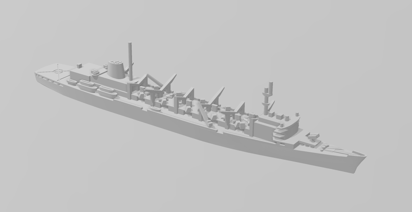 Sacramento - United States Navy - Wargaming - Naval Miniature - US Navy - Tabletop - Warships
